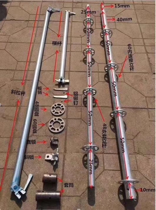 盤扣腳手架碗扣式鋼管腳手架都有哪些標準(圖1) 盤扣腳手架碗扣式鋼管腳手架都有哪些標準(圖1)
